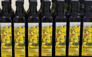 Rapsöl Flaschen vom Züribiet regional Kanton Zürich Rapsöl kaufen